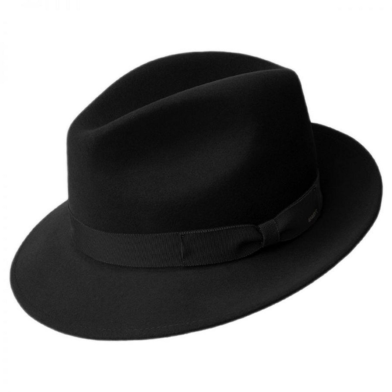 Winters Elite Wool Felt Fedora Hat ALMOND S