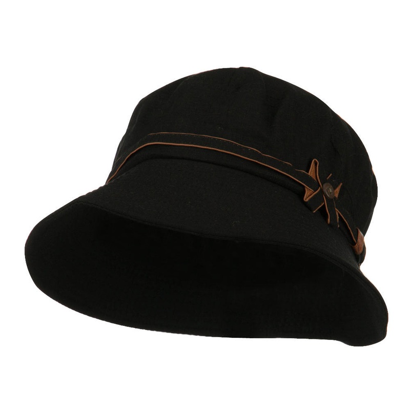 Women’s Bucket Shaped Hat Black One Size