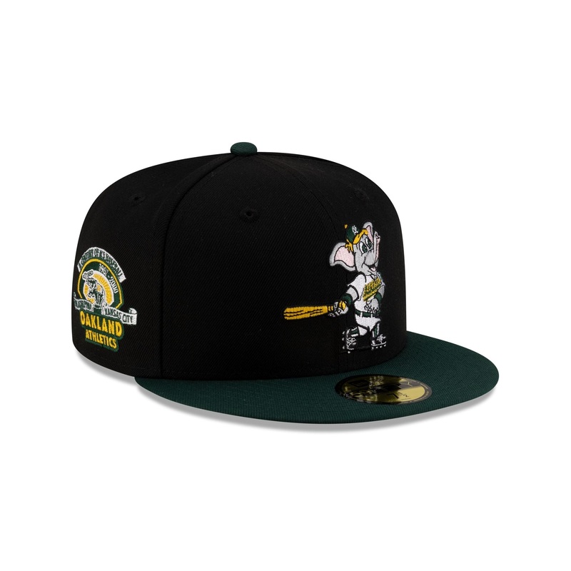 Athletics Mascot Black 59FIFTY Fitted Hat 7