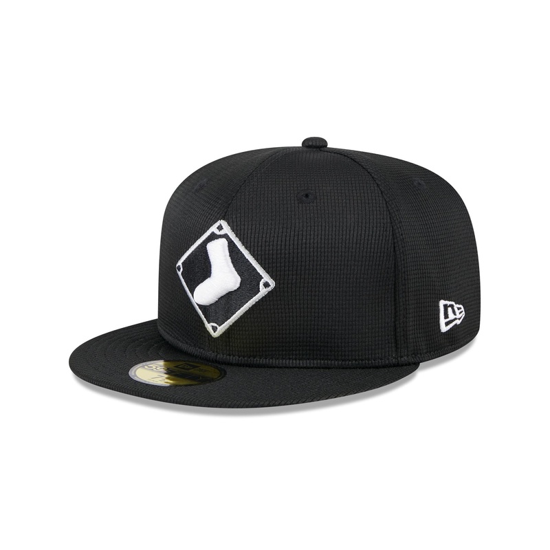 Chicago White Sox 2025 Batting Practice Black 59FIFTY Fitted 7