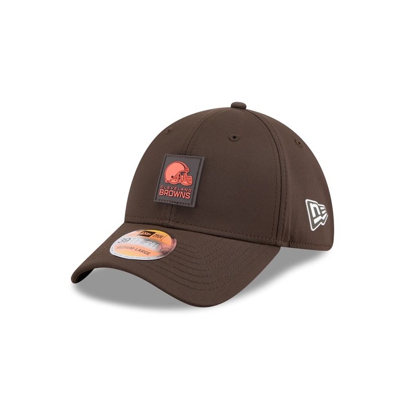Cleveland Browns 2025 Sideline Hot Weather 39THIRTY Stretch Fit Hat S/M