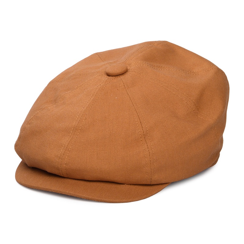 Denton Hats Gatsby Linen Newsboy Cap – Terracotta S