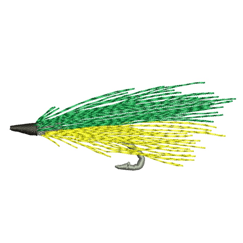Green Fly Fishing Symbol Default Title One Size