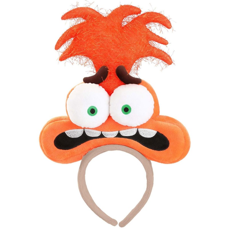 Inside Out Anxiety Character Headband ORANGE ONE SIZE FITS MOST