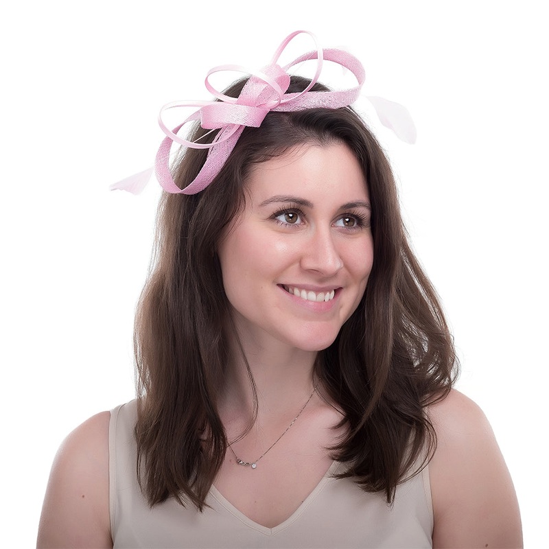 Jane Anne Designs Julie Fascinator – Pink 1-Size