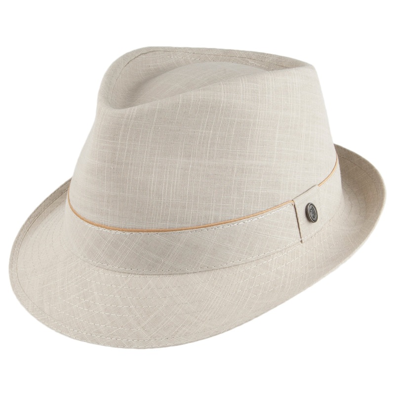 Jaxon & James Cotton Trilby Hat – Oatmeal S