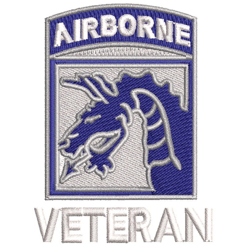 Licensed 18th Airborne Corps Veteran Symbol Licensed 18th Airborne Corps Veteran Symbol One Size