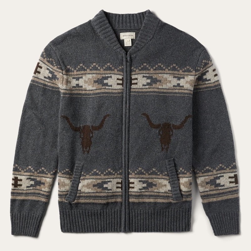 Longhorn Cardigan Grey S