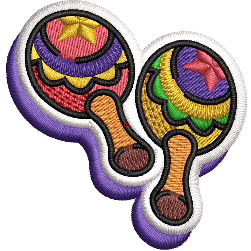 Mardi Gras Cabasa Mardi Gras Cabasa One Size