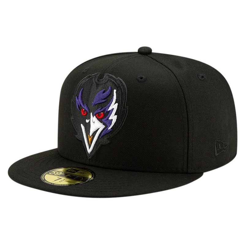 New Era 59FIFTY Baltimore Ravens Baseball Cap – NFL Elements 2.0 – Black 7