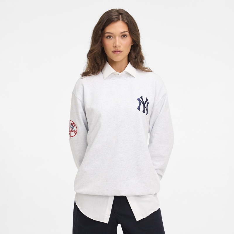 New York Yankees White Crewneck XS