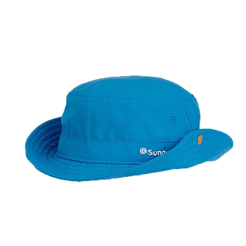 Small Heads Boonie Hat with Chin Cord – Sunny Dayz Blue 55 cm