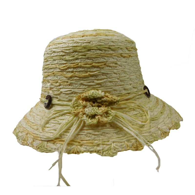 Summer Bucket Hat with Crochet Accent