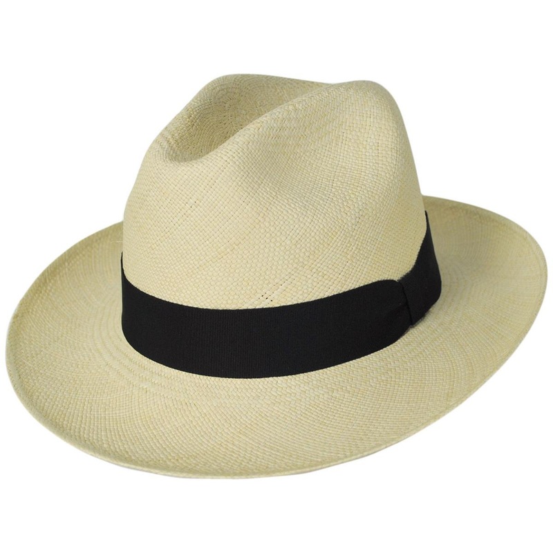 Wholesale Brisa Grade 4 Panama Straw Fedora Hat B2B Pre-Pack NATURAL 2S-4M-4L-2XL