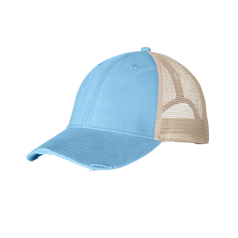 Adams OL102 Distressed Ollie Cap Baby Blue/Tan
