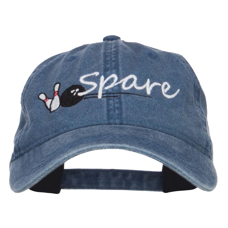 Bowling Spare Embroidered Washed Cap Navy One Size
