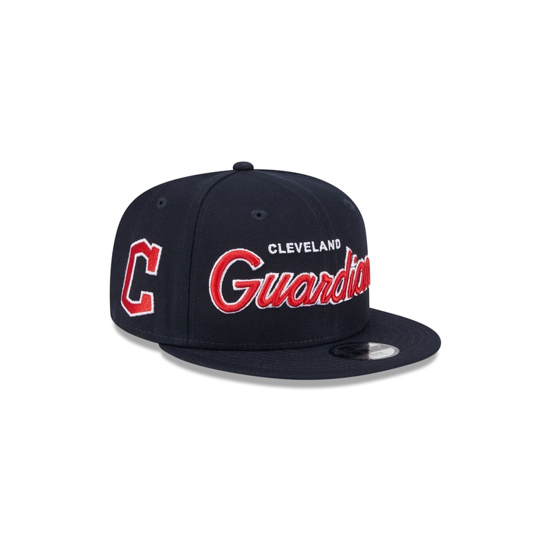 Cleveland Guardians Script Kids 9FIFTY Snapback Hat One Size
