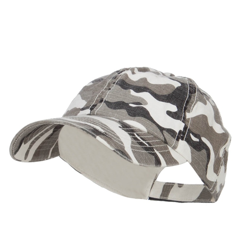 Faded Camo Washed Cotton Cap City Camo One Size