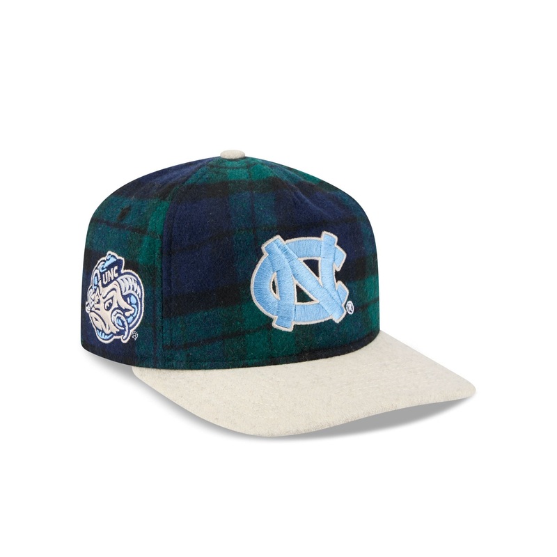 North Carolina Tar Heels Plaid Letterman 19TWENTY Adjustable Hat One Size