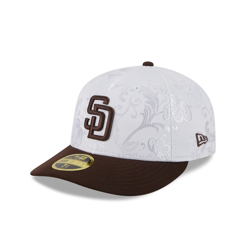 San Diego Padres Floral Shine Low Profile 59FIFTY Fitted Hat 7