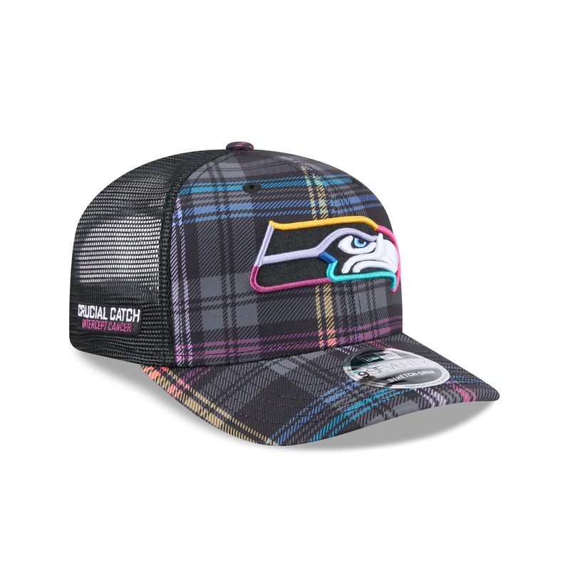 Seattle Seahawks 2024 Crucial Catch 9SEVENTY Trucker Hat One Size