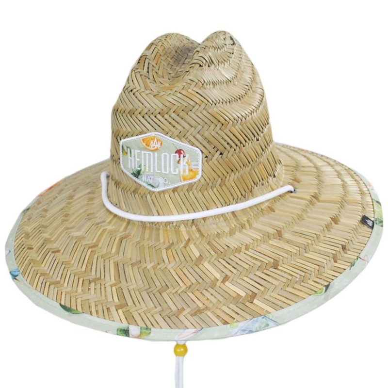 Vic Rush Straw Lifeguard Hat NATURAL ONE SIZE FITS MOST