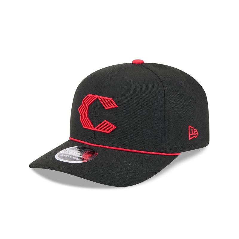 Cincinnati Reds City Connect 9SEVENTY Stretch-Snap Hat One Size