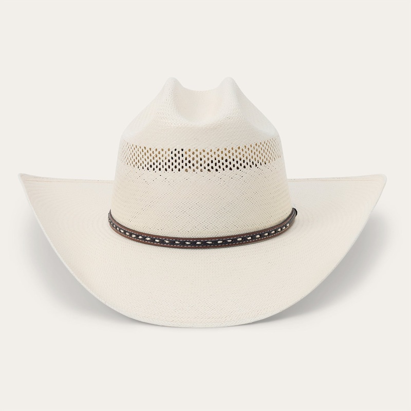 Crowley 10X Straw Cowboy Hat Natural 6 3/4