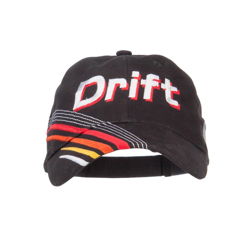 Drift King Race Embroidered Deluxe Cap Black One Size