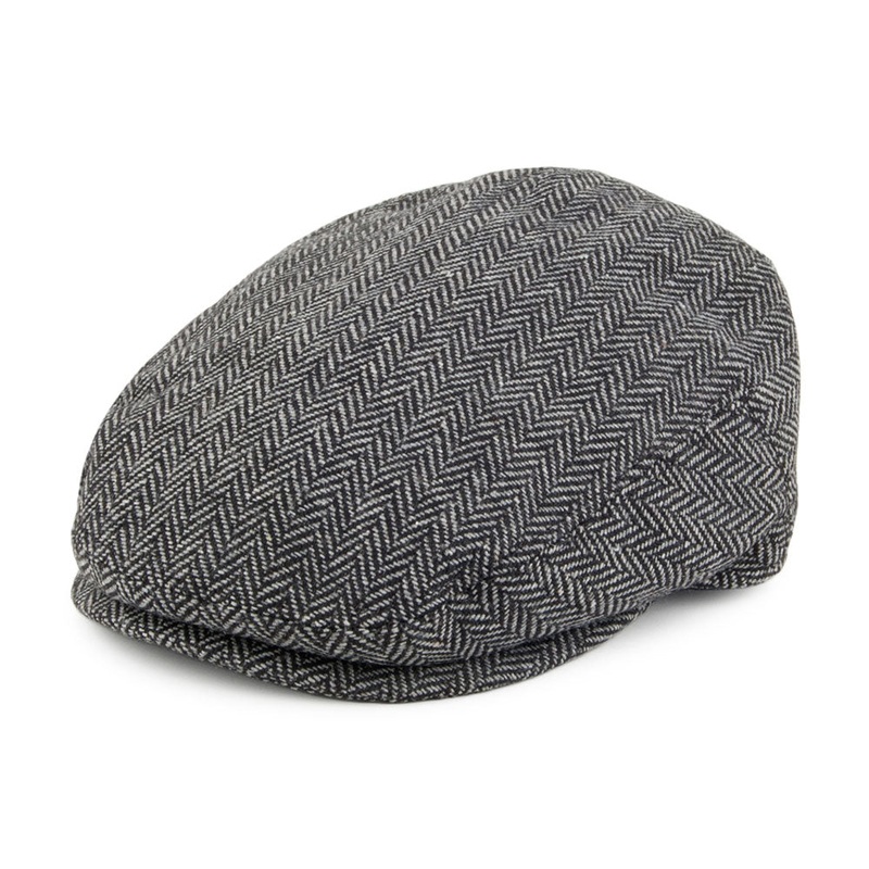 Jaxon & James Baby Herringbone Flat Cap – Grey Baby – 44cm