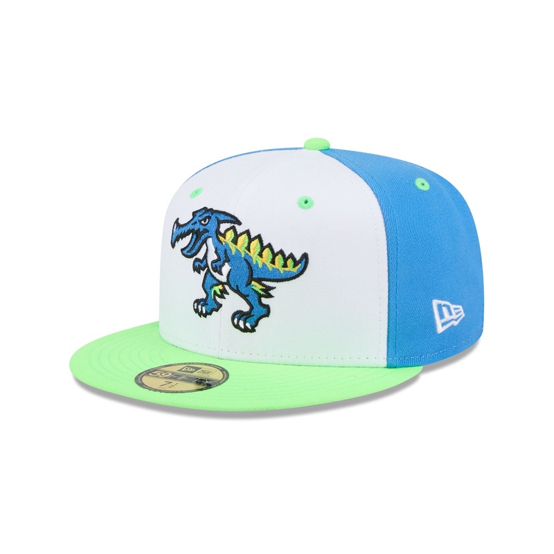 Myrtle Beach Pelicans Theme Night Blue 59FIFTY Fitted Hat 7