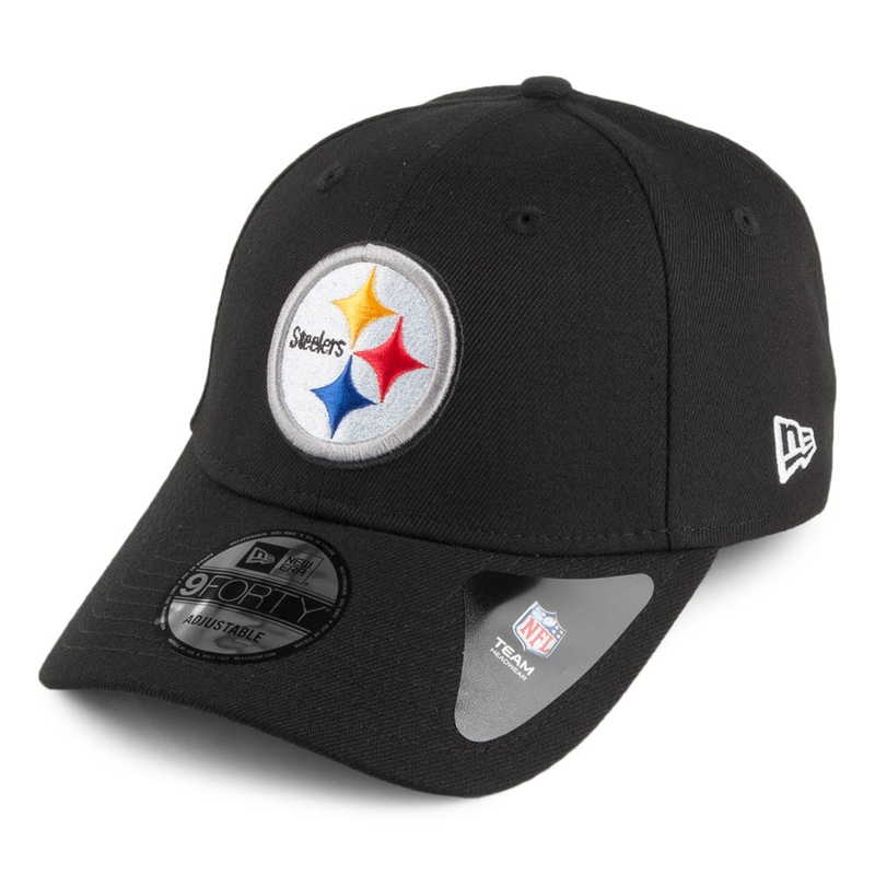 New Era 9FORTY Pittsburgh Steelers Baseball Cap – NFL The League – Black Adjustable