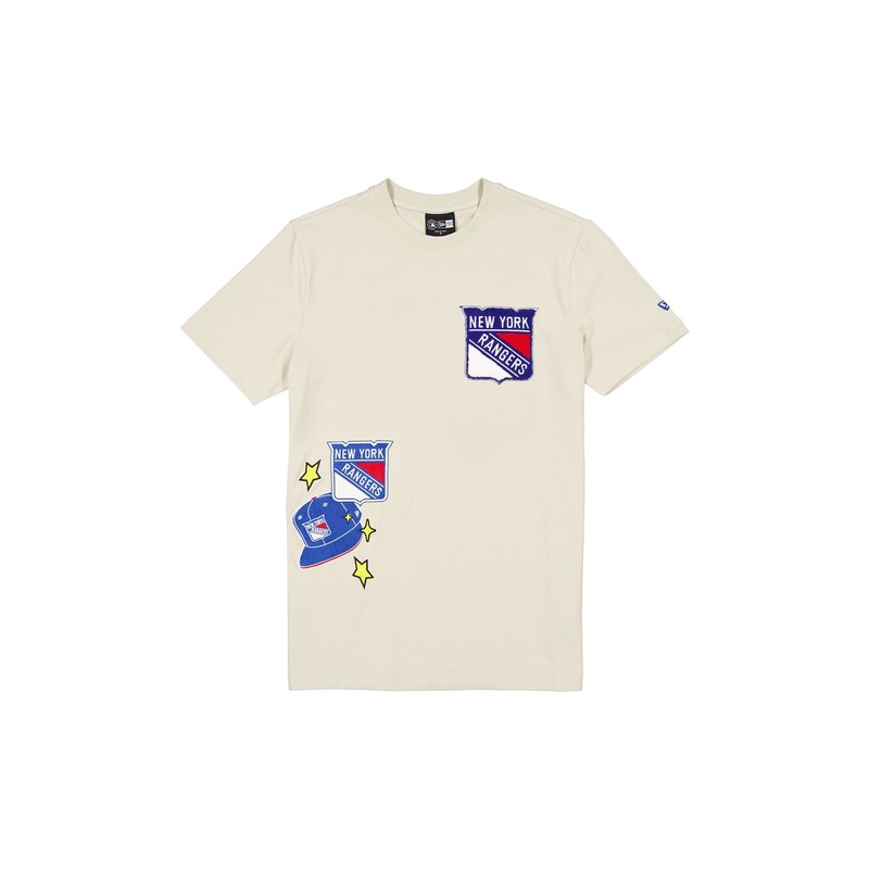 New York Rangers Stone Logo Select T-Shirt S