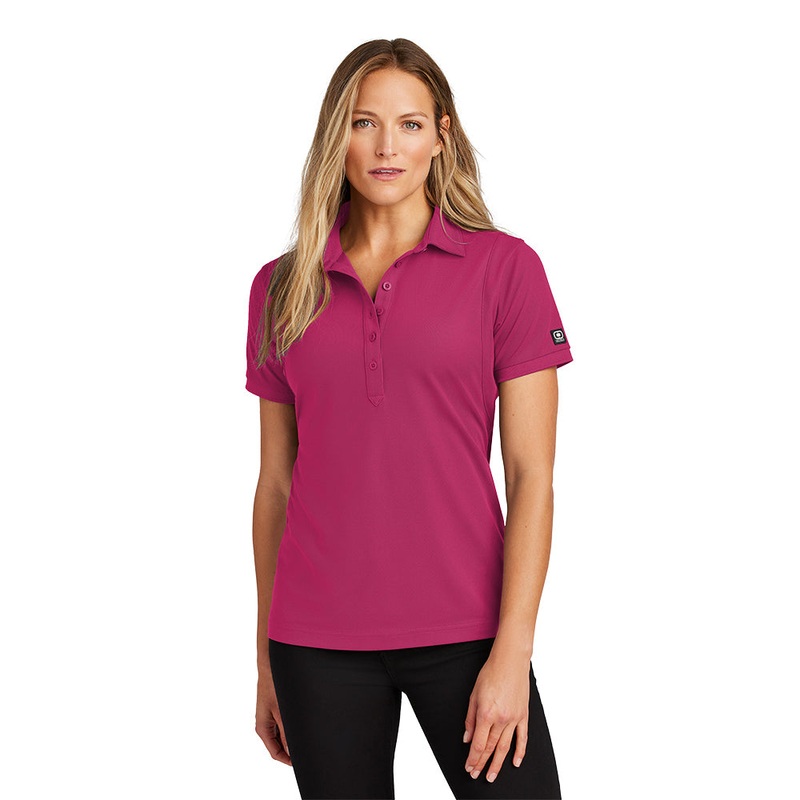 OGIO LOG101 Jewel Polo – Pink Crush Pink Crush XS