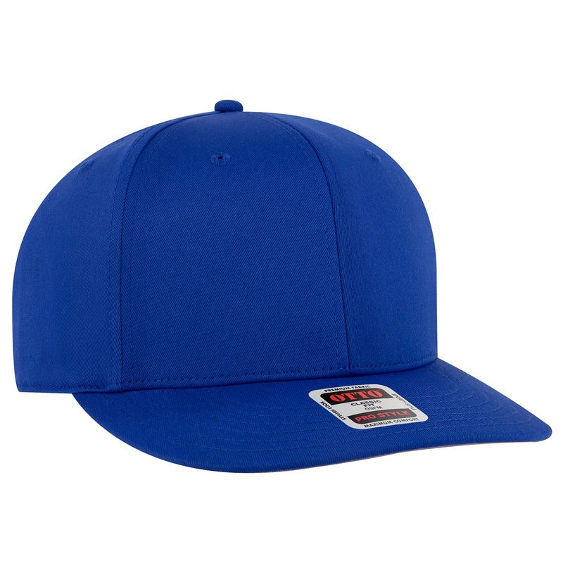Otto 930-1 6 Panel Pro Style Snapback Hat Royal