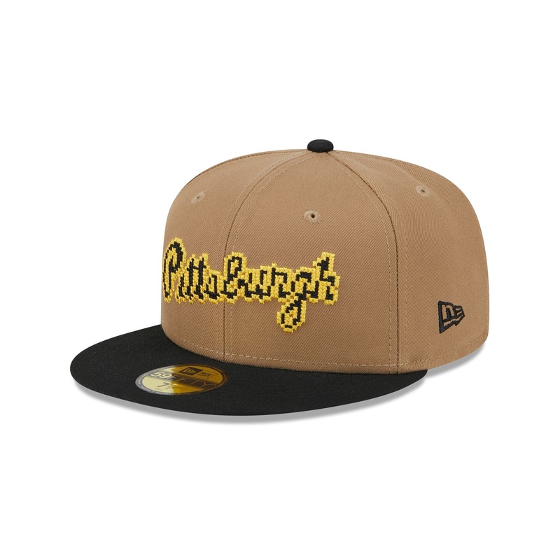 Pittsburgh Pirates Classic 8-Bit Wordmark 59FIFTY Fitted Hat 7