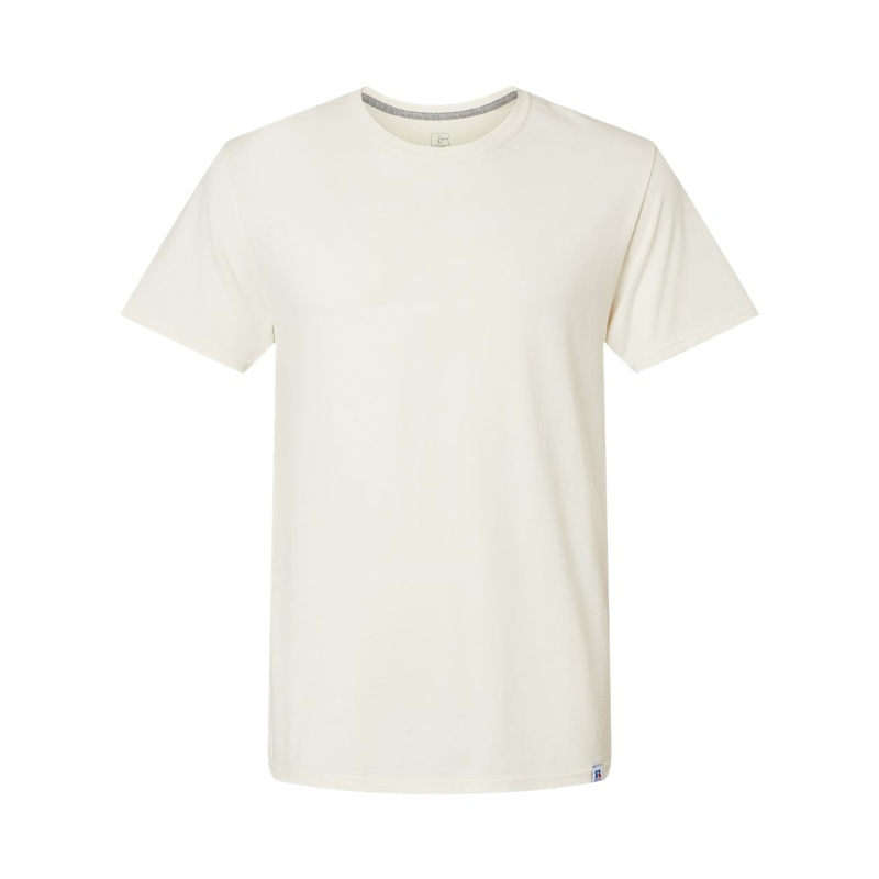 Russell Athletic 64STTM Dri Power CVC Performance T-Shirt – Vintage White Vintage White S