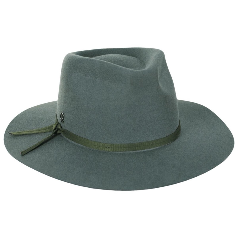V.C. Whiskey Glass Wool Felt Rancher Fedora Hat SLATE ONE SIZE FITS MOST