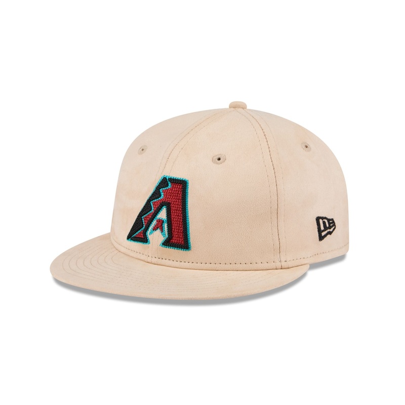 Arizona Diamondbacks Stone Suede Retro Crown 9FIFTY Snapback Hat One Size