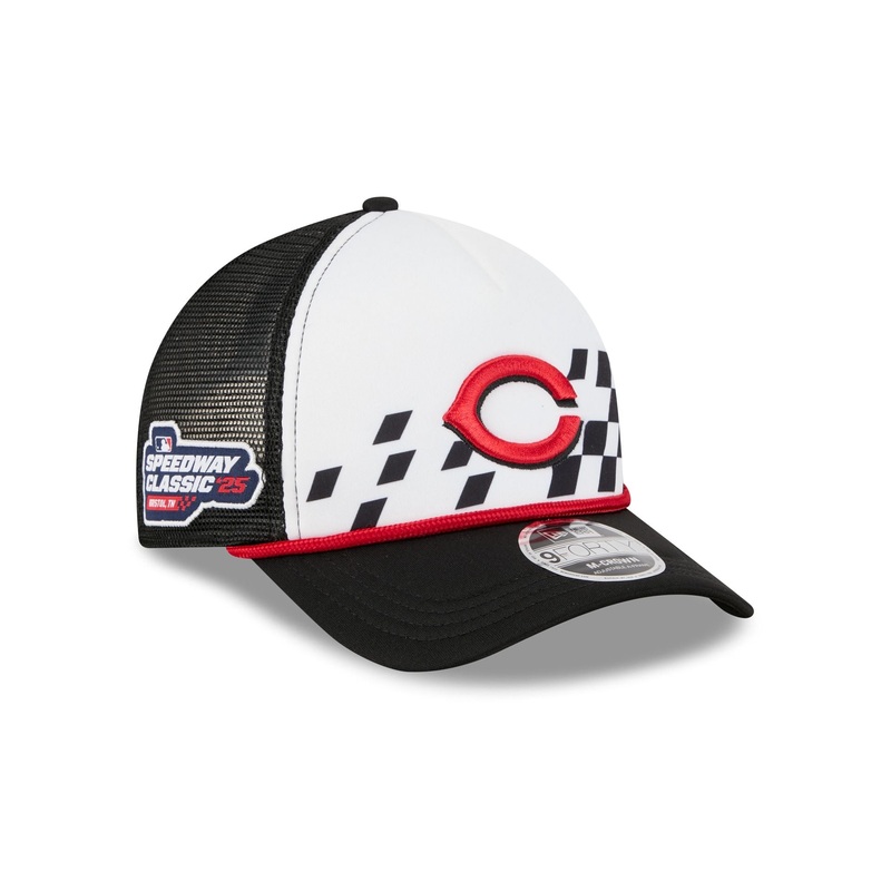 Cincinnati Reds Speedway Classic Fan Pack 9FORTY M-Crown A-Frame Trucker One Size
