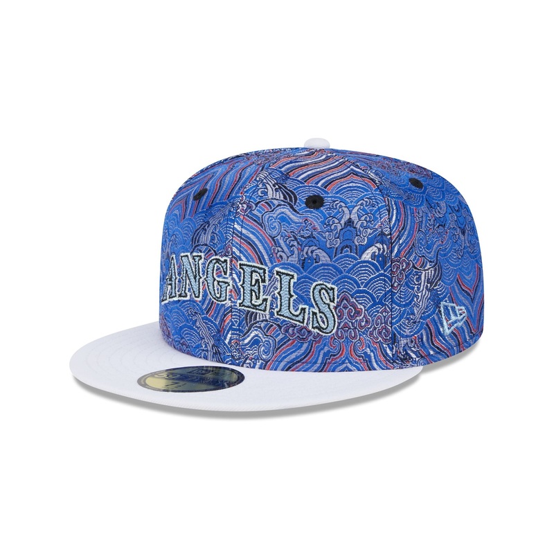 Los Angeles Angels Wave Fill 59FIFTY Fitted Hat 7