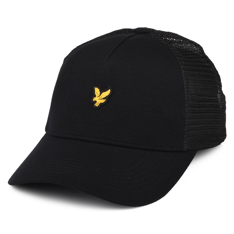 Lyle & Scott Hats Trucker Cap – Black Adjustable