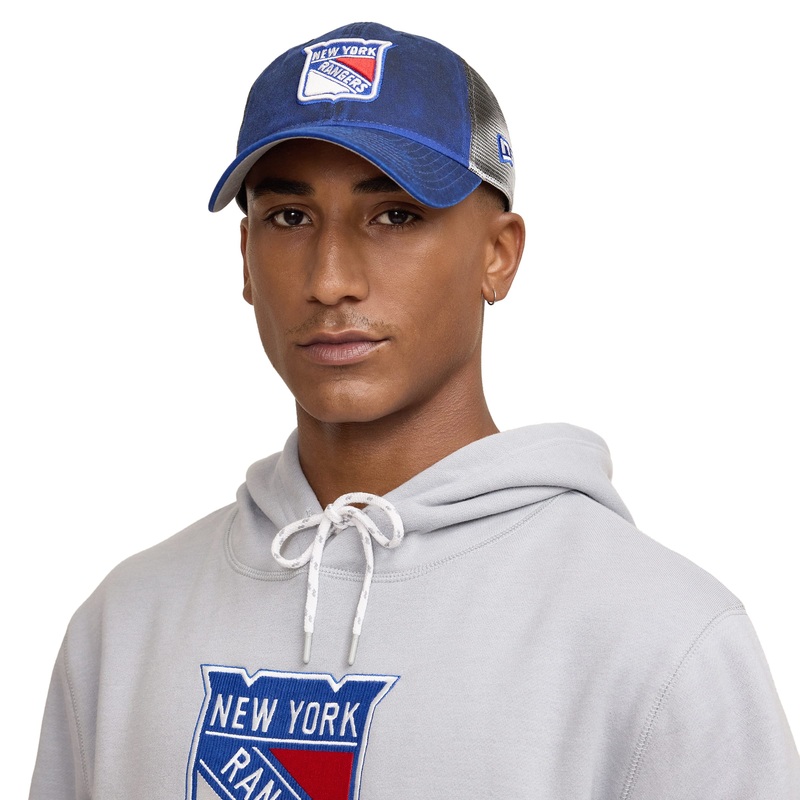 New York Rangers Throwback Gray Hoodie S