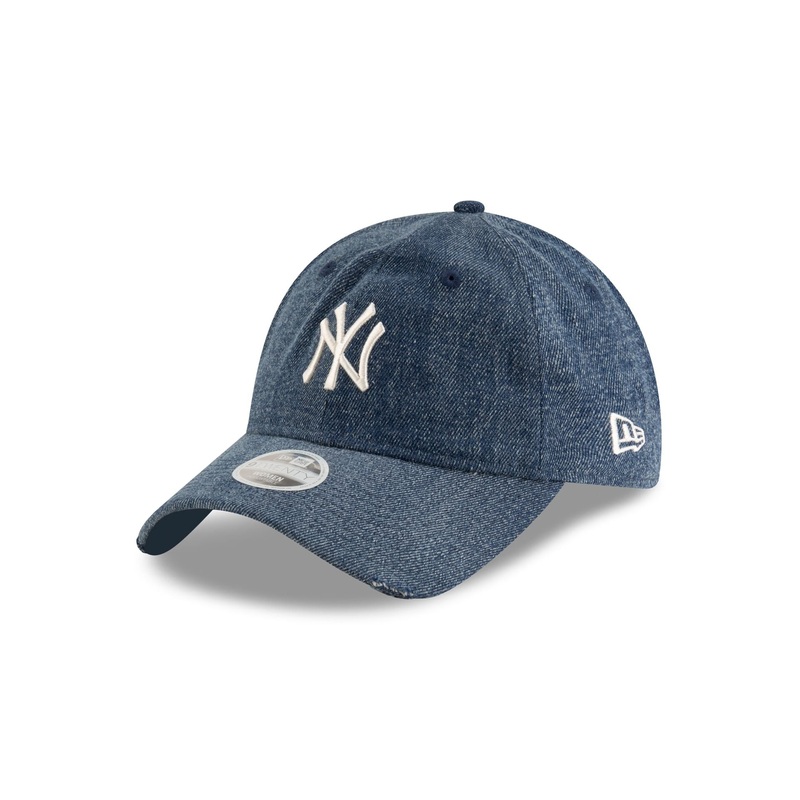 New York Yankees Women’s Acid Denim 9TWENTY Adjustable Hat One Size