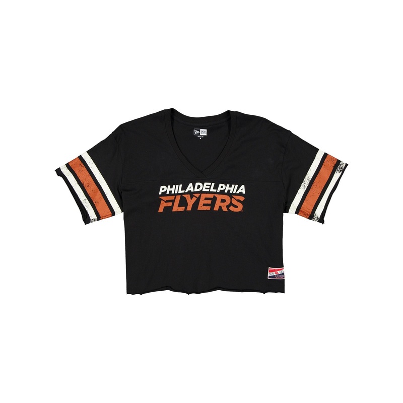 Philadelphia Flyers Throwback Cropped Women’s T-Shirt XS