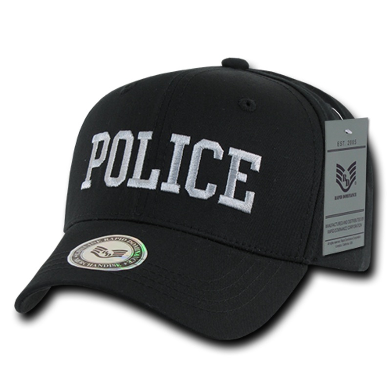 Police Baseball Cap Cotton Hat Officer Cop Law Enforcement – Rapid Dominance S76 Black