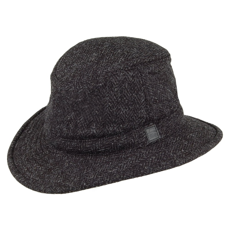 Tilley Hats TW2HT HARRIS TWEED Winter Hat – Charcoal 7