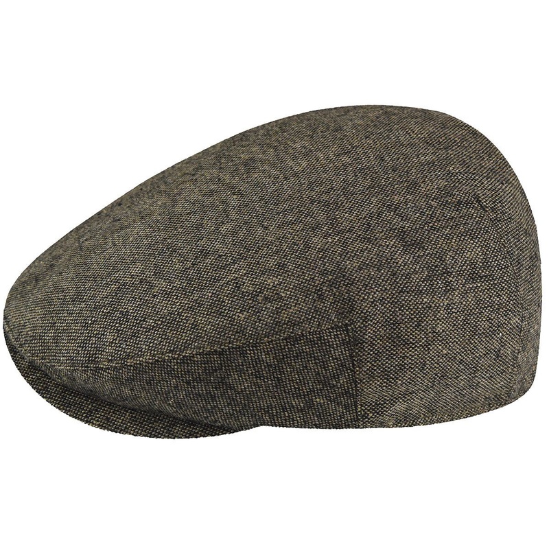 Ainsley Earflap Flat Cap Brown Tweed S