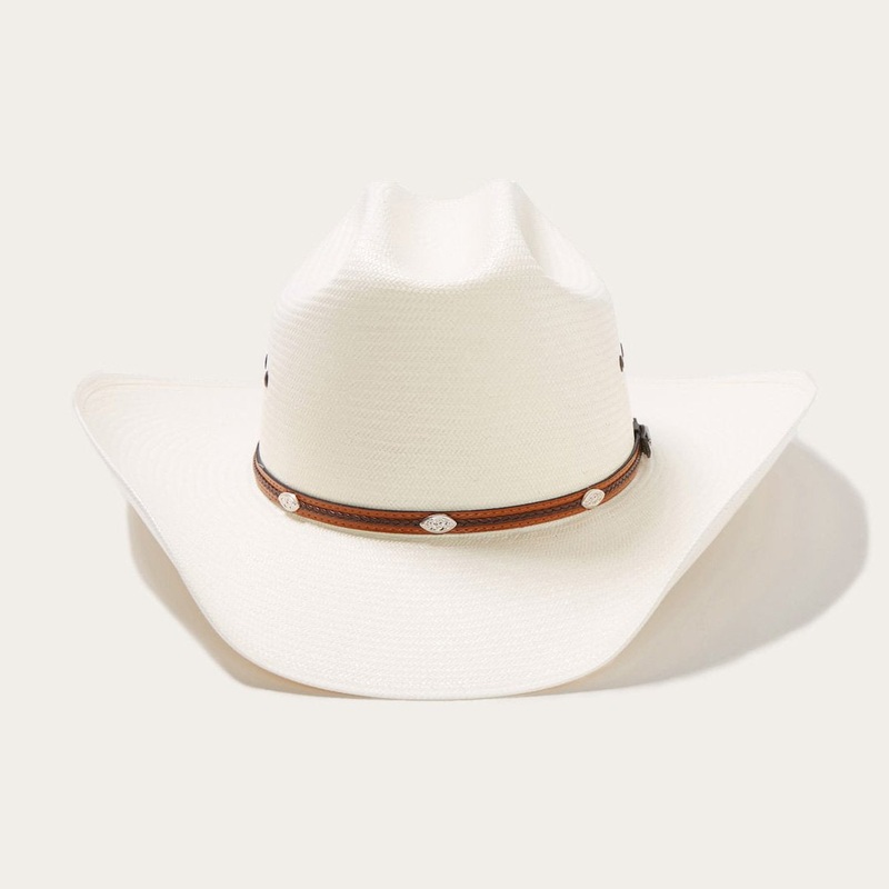 Alamo 8X Straw Cowboy Hat Natural 6 3/4