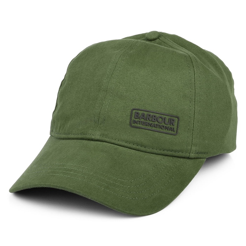 Barbour International Norton Drill Baseball Cap – Moss Adjustable
